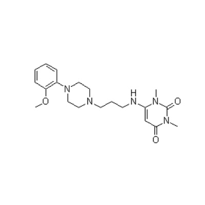 Clorhidrat de 6-[[3-[4-(2-metoxifenil)-1-piperazinil]propil]amino]-1,3-dimetil-2,4(1H,3H)-pirimidindionă